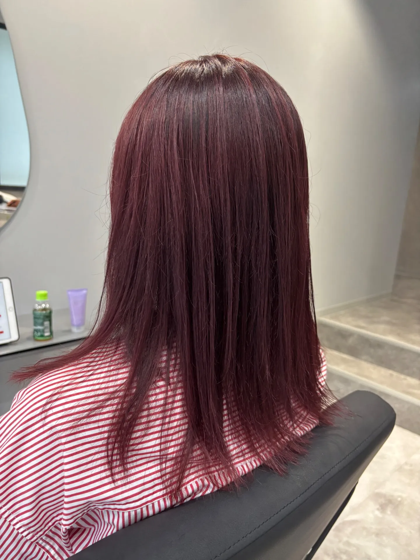 秋色ワインレッドカラー