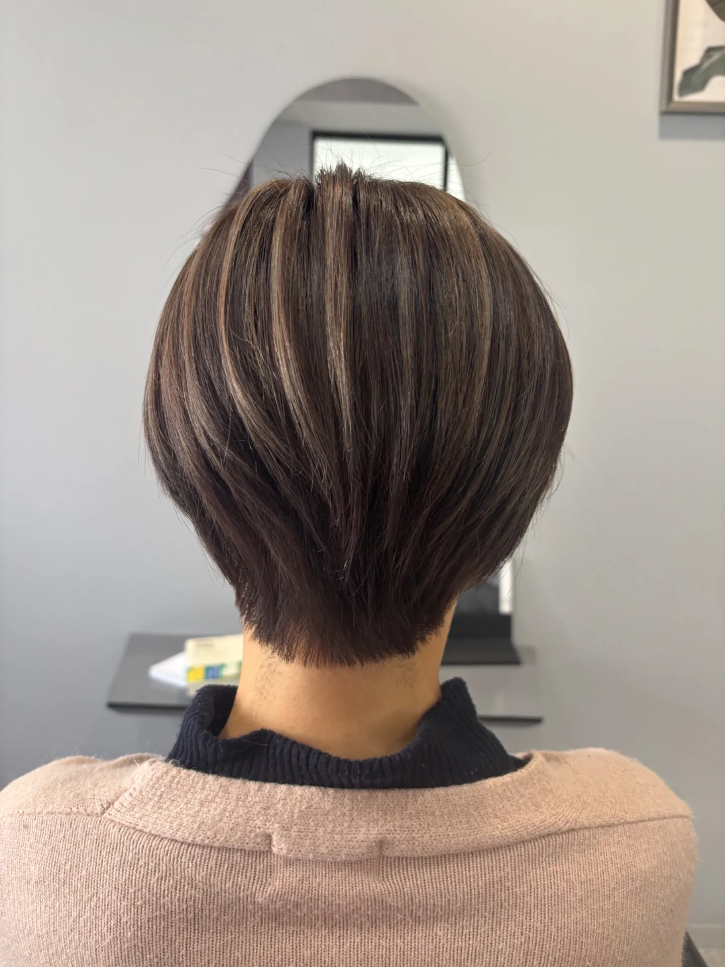 白髪ぼかしのハイライト